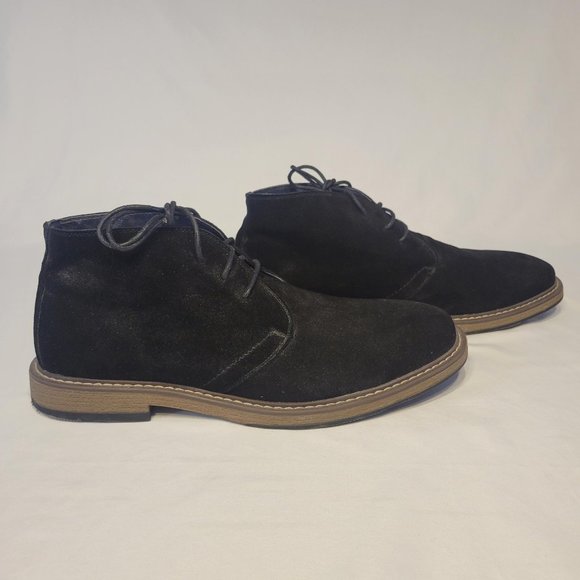 Joseph Abboud Men’s Thomas Chukka Lace Up Loafers Boots Black 13 Suede Leather main image 5